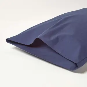 Homescapes Navy Blue Egyptian Cotton Housewife Pillowcase 200 TC, King Size