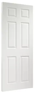 Internal Pre-finished White Moulded Colonist 6 Panel Door  - 1981 x 838 x 35mm (33")