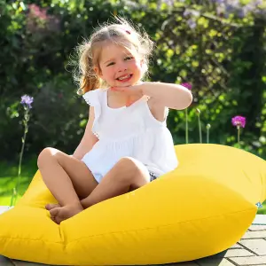 rucomfy Outdoor Water Resistant Floor Cushion Beanbag - Yellow