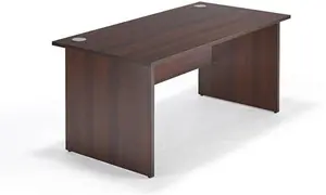 Walnut Panel End Office Desk | w1200mm X d600mm X h720mm Walnut