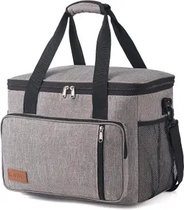 Leak Proof Cooler Bag Box With Carry Handle & Shoulder Strap Picnic 15L