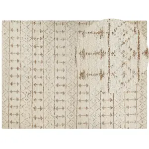 Hemp Area Rug 300 x 400 cm Beige SANAO