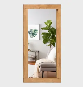 Hallowood Furniture Waverly Oak - Oak Framed Mirror (M1380-L)