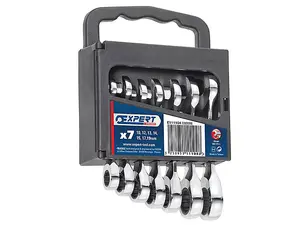 Expert Stubby Ratchet Spanner Set, 7 Piece