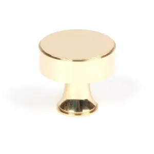 From The Anvil Polished Brass Scully Cabinet Knob - 38mm