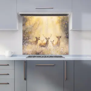 Ava Sterling: 00010 Premium Glass Kitchen Splashback W900mm x H750mm