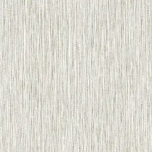 Boutique Silver effect Grasscloth Textured Wallpaper Sample