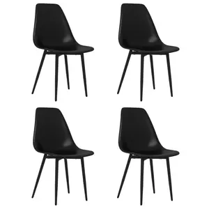 Mtamore Dining Chair (Set of 4) Black / Black