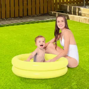 Sun Club 2 Ring Kids Paddling Pool - Yellow