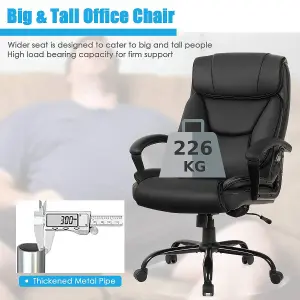 Costway Executive Chair 6 Point Massage 360 Swivels Adjustable High Back Office Chair