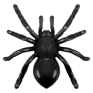 Light Up Spider with Suction Halloween Party, Trick or Treat  Black