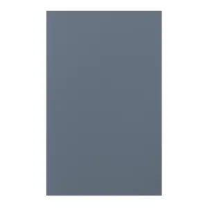 GoodHome Alisma Matt blue Slab Highline Cabinet door (W)450mm (H)715mm (T)19mm