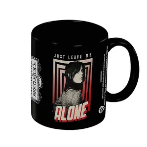 Beetlejuice Beetlejuice Just Leave Me Alone Mug Black (One Size)