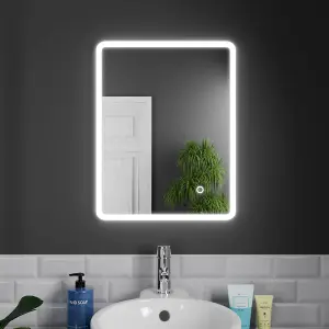 Harper & Harlow 390x500 Carina LED Illuminated Bathroom Mirror