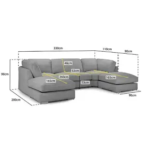 Inga Fullback Corner Sofa / Living Room Sofa