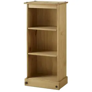 Mercers Furniture Corona Low Narrow Bookcase