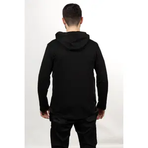 Caterpillar - Coolmax Quarter Zip Hoodie - Black - X Large