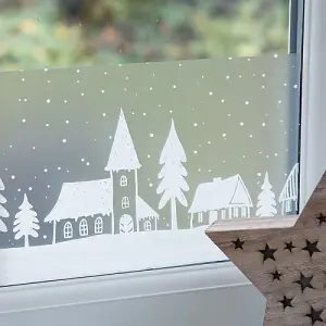 d-c-fix Homes Premium Static Cling Christmas Window Film Border for Décor 1.5m(L) 20cm(W)