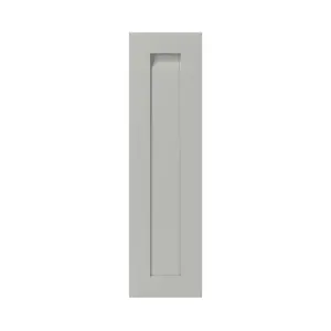 GoodHome Garcinia Integrated handle Matt stone Shaker Tall wall Cabinet door (W)250mm (H)895mm (T)20mm