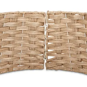 Christie Rattan Tree Skirt Light Brown