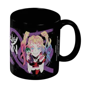 Batman Harley Quinn Pigtails Mug Black (One Size)