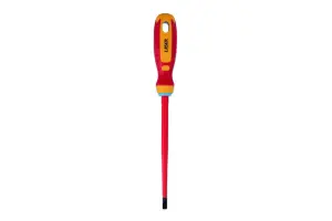 Laser Tools 8454 VDE 1000V Insulated Flat Screwdriver 6.5 x 150mm