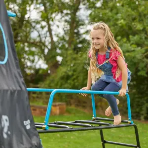 TP Explorer Metal Climbing Frame Set with Jungle Run Black Edition