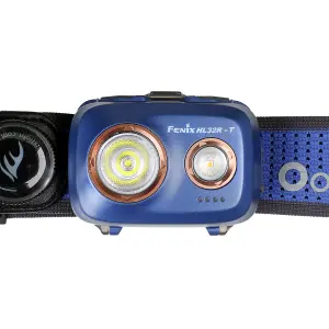 Fenix HL32R-T Blue, USB-C Rechargeable Head Torch - 800 lm - 132m Beam - Li-Poly Battery - 3x AAA Compatible - IP66 Weatherproof