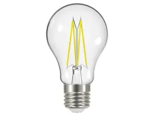 Energizer S12865 LED ES (E27) GLS Filament Non-Dimmable Bulb, Warm White 806 lm 6.7W ENGS12865