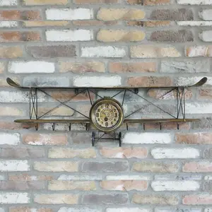 Classic 1950's Aeroplane Wall Clock