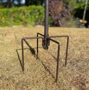 Bird Feeding Station Stabiliser Spiked Stand Base