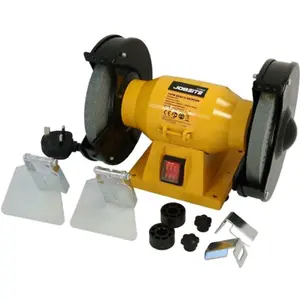 Jobsite 150W Twin Bench Grinding Polisher Workshop Garage Stone Grinder 6"