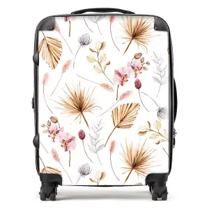 Watercolour Orchids Suitcase - Large