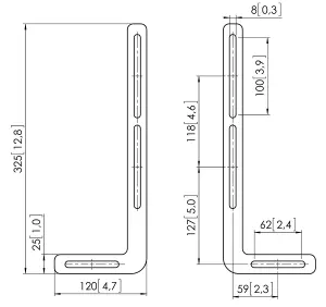 SOUND 1250 Soundbar Mount Black