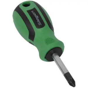 High-Quality Pozi Head Screwdriver 2 x 38mm with Soft Grip Handle