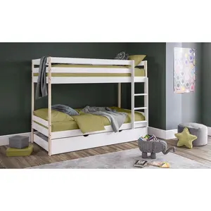 Nova Single (3') Standard Bunk Bed with Trundle by Julian Bowen