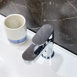 Flode Roxen Mono Basin Mixer Tap Chrome