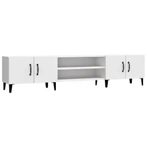 Berkfield TV Cabinet White 180x31.5x40 cm Engineered Wood