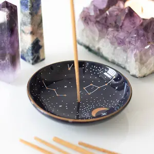 Something Different Constellation Incense Stick Holder Gold/Purple (One Size)