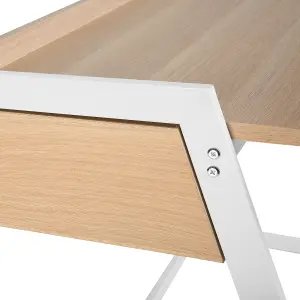 Home Office Desk with Storage White QUITO