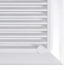 135mm square louvre air vent cover with fly screen