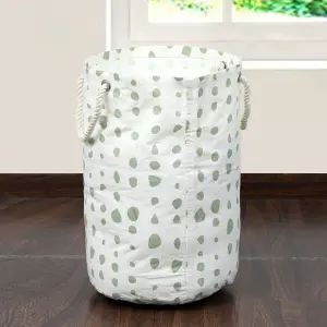 Green Spot Cotton Small Laundry bin