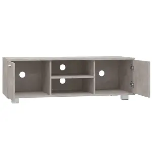 Berkfield TV Cabinet Concrete Grey 120x40.5x35 cm Engineered Wood