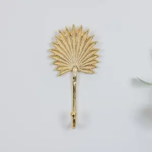 Melody Maison Gold Palm Leaf Wall Hook