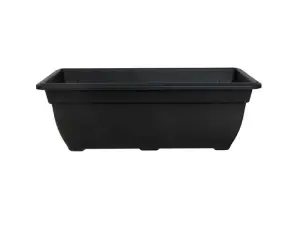 4 x Black Bell Trough Planter 50cm