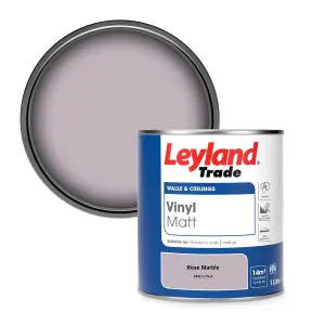 Leyland Trade Vinyl Matt Walls & Ceilings Emulsion Paint Rose Marble (PPG1179-4) 1L