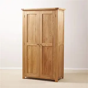 Suffolk Solid Oak Full Hanging Wardrobe