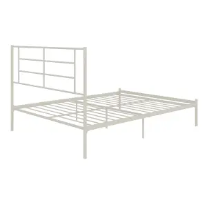 Jensen Metal Bed White, King size