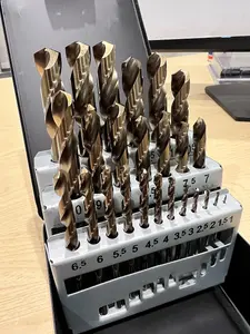 Cobalt Drill Bit Set - 25 Piece Set of 1mm to 13mm