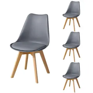 Elianna Upholstered Dining Chair (Set of 2) Grey